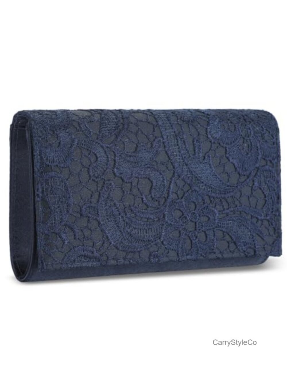 Lace Floral Evening Clutch Envelope Bag with Chain